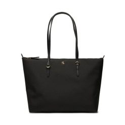 Torebka LAUREN RALPH LAUREN. Czarne shopper bag Lauren Ralph Lauren, bez wzorów, bez dodatków. Za 409.99 zł.