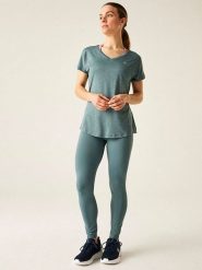 Dare 2b Koszulka sportowa "Vigilant Tee" w kolorze zielonym rozmiar: 36. Zielone t-shirty sportowe Dare 2b, bez wzorów, z materiału, bez ramiączek, outdoorowe. Za 57.33 zł.