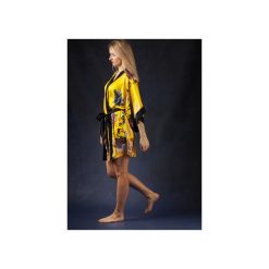 SZLAFROK KIMONO żółty w egzotyczne kwiaty. Szlafroki damskie marki Intime. Za 249.00 zł.