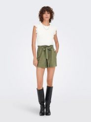 JDY Szorty w kolorze khaki rozmiar: 40. Brązowe szorty JDY, bez wzorów, z tkaniny. Za 74.99 zł.