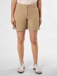 Tommy Hilfiger Szorty Kobiety Bawełna beżowy, 38. Brązowe szorty sportowe Tommy Hilfiger, bez wzorów, z bawełny. Za 379.95 zł.