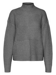 Vero Moda Sweter w kolorze szarym rozmiar: L. Szare swetry Vero Moda, l, bez wzorów, bez ramiączek. Za 65.54 zł.