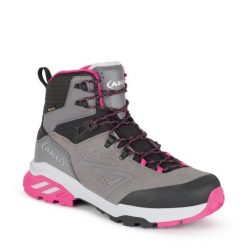 Buty trekkingowe Gore-tex damskie Aku Reactive. Szare trekkingi Aku, bez wzorów, z gore-texu, bez zapięcia, trekkingowe, gore-tex. Za 359.00 zł.