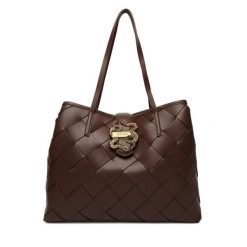 Torebka Just Cavalli. Brązowe torebki klasyczne Just Cavalli, bez wzorów, klasyczne, bez dodatków. Za 939.99 zł.