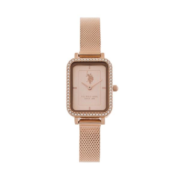 Zegarek U.S. Polo Assn. Żółte zegarki U.S. Polo Assn., złote. Za 349.99 zł.