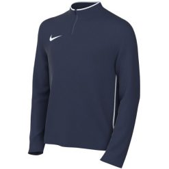 Bluza dla dzieci Nike Dri-Fit Park Drill Top. Niebieskie topy Nike, bez wzorów, z poliesteru, sportowe, bez kołnierzyka, bez ramiączek. Za 102.99 zł.