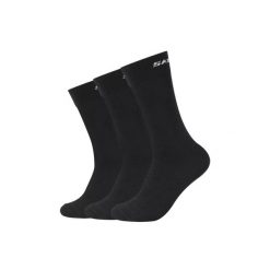 Skarpetki sportowe damskie 3PPK Mesh Ventilation Socks. Czarne skarpetki Skechers, bez wzorów, z bawełny. Za 29.99 zł.