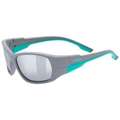 Okulary sportowe Uvex Sportstyle 514. Niebieskie okulary przeciwsłoneczne UVEX, bez wzorów. Za 93.68 zł.