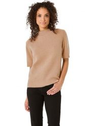 WITT WEIDEN Wełniana bluzka w kolorze beżowym rozmiar: 50. Brązowe bluzki WITT WEIDEN, bez wzorów, z kaszmiru, bez kołnierzyka, bez ramiączek. Za 78.99 zł.