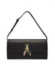 Patrizia Pepe Torebka 8B0304/L061 Czarny. Czarne torebki klasyczne Patrizia Pepe, bez wzorów, ze skóry, bez dodatków. Za 1,129.00 zł.