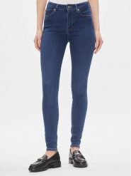 Tommy Hilfiger Jeansy Harlem WW0WW40647 Granatowy Skinny Fit. Niebieskie jeansy Tommy Hilfiger, bez wzorów, z bawełny. Za 249.99 zł.