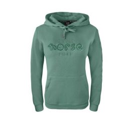 Bluza jeździecka Little Rider butelkowa zieleń JD Attack. Zielone bluzy JD ATTACK, uniwersalny, bez wzorów, z bawełny, bez ramiączek, z kapturem. Za 139.99 zł.