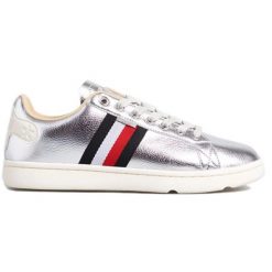 Buty do chodzenia damskie Superdry Vintage Tennis. Szare buty treningowe Superdry, bez wzorów, z gumy, bez zapięcia, tenisowe. Za 227.00 zł.
