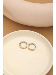 Atelier MIU Posrebrzane i pozłacane kolczyki-kreole rozmiar: onesize. Szare kolczyki atelier MIU, posrebrzane. Za 34.99 zł.