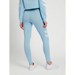 Damskie wysokie legginsy Hummel Legacy. Niebieskie legginsy Hummel, bez wzorów, sportowe. Za 119.50 zł.