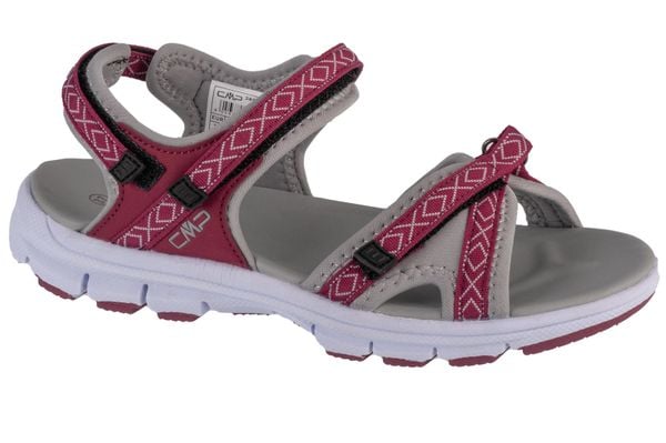 Sandały damskie, Almaak Hiking Sandal. Niebieskie sandały CMP, bez wzorów, z materiału, sportowe, bez obcasa, bez zapięcia. Za 159.99 zł.