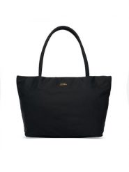 Tommy Hilfiger Torebka Th Marina Hobo/Tote Nylon AW0AW18862 Czarny. Czarne shopper bag Tommy Hilfiger, bez wzorów, z materiału, marine, bez dodatków. Za 569.99 zł.