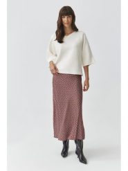 TATUUM Spódnica "Satini" w kolorze czerwonym rozmiar: 40. Czerwone spódnice Tatuum, na co dzień, bez wzorów, z wiskozy, maxi, proste. Za 112.45 zł.