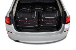Torby Do Bagażnika Bmw 5 Touring 2010-2017 5Szt Kjust. Czarne torby podróżne KJUST, bez wzorów, z kauczuku. Za 1,502.00 zł.