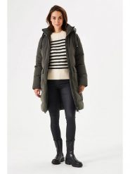 Garcia Płaszcz pikowany w kolorze khaki rozmiar: L. Brązowe płaszcze Garcia, l, z aplikacjami, bez kaptura. Za 393.45 zł.