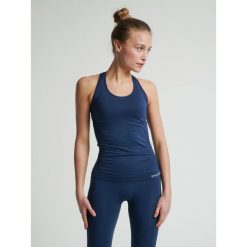 Damski tank top Hummel hmltif top. Niebieskie topy sportowe Hummel, xs, bez wzorów, do piłki nożnej. W wyprzedaży za 97.50 zł.