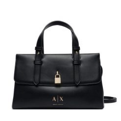 Torebka Armani Exchange. Czarne torebki klasyczne Armani Exchange, bez wzorów, klasyczne, bez dodatków. Za 704.99 zł.