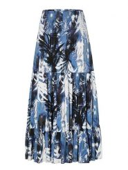 TATUUM Spódnica "Efiana" w kolorze niebieskim rozmiar: 38. Niebieskie spódnice Tatuum, bez wzorów, z wiskozy, maxi. Za 141.19 zł.