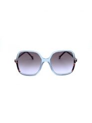 Carolina Herrera Damskie okulary przeciwsłoneczne w kolorze brązowo-błękitno-szarym rozmiar: 56. Niebieskie okulary przeciwsłoneczne carolina herrera, bez wzorów, z tworzywa sztucznego, szklane. Za 324.95 zł.
