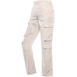 Eleganckie spodnie damskie Nax Serda 44 - Styl i Wygoda. Spodnie dresowe ZENZIMAT, bez wzorów, z bawełny, długie. Za 201.99 zł.