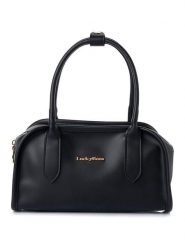 Lucky Bees Torebka w kolorze czarnym - 21 x 16 x 11 cm rozmiar: onesize. Czarne torebki klasyczne Lucky Bees, bez wzorów, z materiału, bez dodatków. Za 65.99 zł.