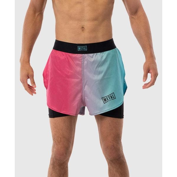 Krótki 2 w 1 Metal Boxe Miami Vice. Szorty METAL BOXE, bez wzorów, sportowe. Za 224.00 zł.
