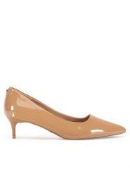 Nine West Czółenka WFA3042-1 Beżowy. Brązowe czółenka Nine West, bez wzorów, ze skóry, bez obcasa, bez zapięcia. Za 119.99 zł.