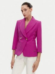 ARTIGLI Marynarka ACGI000922 Różowy Regular Fit. Czerwone marynarki i żakiety Artigli, bez wzorów, z syntetyku, bez ramiączek. Za 609.99 zł.
