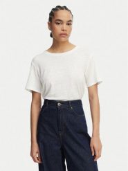 Weekend Max Mara T-Shirt Pelota 2615941052 Biały Regular Fit. Białe t-shirty Weekend Max Mara, m, bez wzorów, ze lnu, bez kołnierzyka, bez ramiączek. Za 609.99 zł.