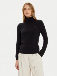 Gant Golf 4805263 Czarny Regular Fit. Czarne swetry Gant, xs, bez wzorów, z wełny, bez ramiączek. Za 299.99 zł.