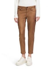 BETTY & CO Dżinsy - Slim fit - w kolorze karmelowym rozmiar: 44. Brązowe jeansy Betty & Co, z aplikacjami, ze skóry, klasyczne. Za 121.80 zł.