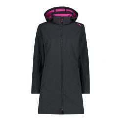 Kurtka parka z kapturem, zapinana na zamek dla kobiet CMP. Szare płaszcze CMP, xs, bez wzorów, z softshellu, sportowe, z kapturem. W wyprzedaży za 447.75 zł.