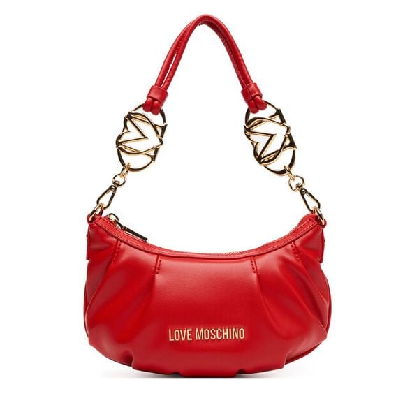 Torebka LOVE MOSCHINO. Czerwone torebki klasyczne Love Moschino, bez wzorów, klasyczne, bez dodatków. Za 589.99 zł.