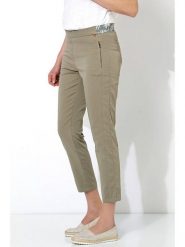 Relaxed by TONI Spodnie w kolorze khaki rozmiar: W26. Brązowe spodnie materiałowe Relaxed by TONI, bez wzorów, z materiału. Za 96.83 zł.