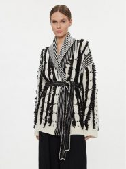 TWINSET Kardigan 232TT3213 Écru Regular Fit. Swetry Twinset, l, bez wzorów, z syntetyku, bez ramiączek. Za 769.99 zł.