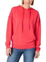 Timezone Bluza w kolorze czerwonym rozmiar: XS. Czerwone bluzy Timezone, xs, bez wzorów, bez ramiączek, z kapturem. Za 104.64 zł.