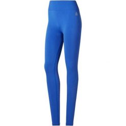 Legginsy damskie Reebok Wor Myt Seamless Tight. Niebieskie legginsy Reebok, bez wzorów, sportowe. Za 156.99 zł.
