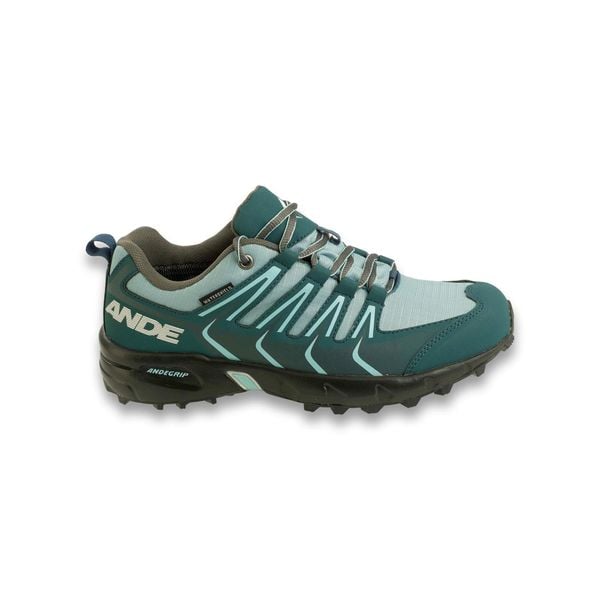 Buty Outdoor Ande New Tour Evo Wp Dorośli. Zielone buty trekkingowe Ande, bez wzorów, z nylonu, bez zapięcia, outdoorowe. Za 284.99 zł.