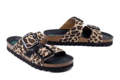 DR. BRINKMANN 700917-00 leo, klapki damskie. Brązowe klapki Dr. Brinkmann, bez wzorów, ze skóry, bez obcasa, bez zapięcia. Za 329.90 zł.