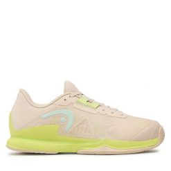 Buty do tenisa Head. Brązowe buty treningowe Head, bez wzorów, bez zapięcia, do biegania. Za 219.99 zł.