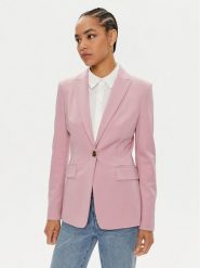 Pinko Marynarka Signum Giacca 100254 A1L3 Różowy Reglan Fit. Czerwone marynarki i żakiety Pinko, l, bez wzorów, z syntetyku, bez ramiączek. Za 869.99 zł.