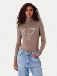 Guess Golf W5BR39 Z2NQ2 Brązowy Regular Fit. Brązowe swetry Guess, m, z aplikacjami, z wiskozy, bez ramiączek. Za 279.99 zł.