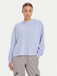 Under Armour Bluza Ua Rival 1382736 Fioletowy Loose Fit. Fioletowe bluzy Under Armour, s, bez wzorów, z bawełny, bez kaptura. Za 139.99 zł.