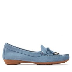 Mokasyny Filipe. Niebieskie mokasyny Filipe, bez wzorów. Za 259.99 zł.