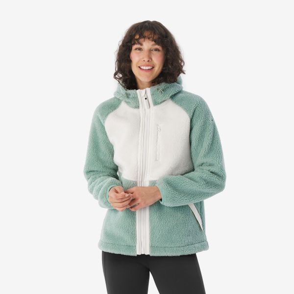 Polar turystyczny damski Quechua SH900 Warm. Białe bluzy z polaru QUECHUA, m, bez wzorów, z materiału, trekkingowe. Za 219.99 zł.